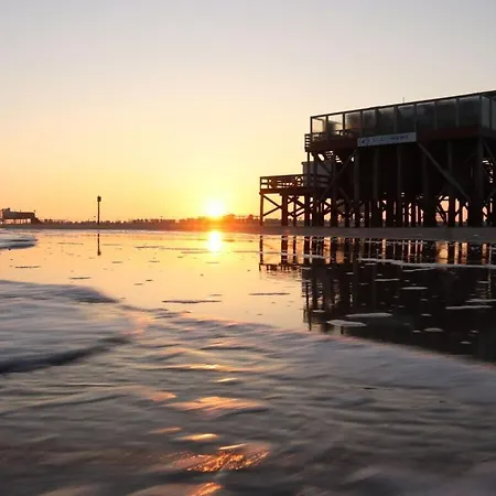 Weisses Duenenhaus Σπίτι διακοπών Sankt Peter-Ording